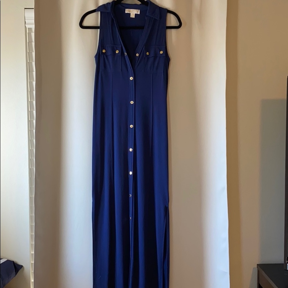 Michael Kors shirt dress maxi, XS